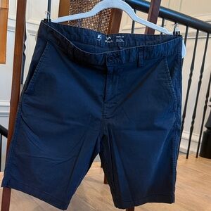 RVCA Men's black Flat Front Shorts